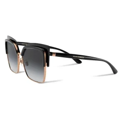 Dolce & Gabbana - Double Line Sunglasses - Black Gold - Dolce & Gabbana Eyewear - Avvenice