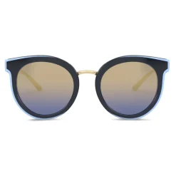 Dolce & Gabbana - Double Line Sunglasses - Blue Black - Dolce & Gabbana Eyewear - Avvenice
