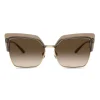 Dolce & Gabbana - Double Line Sunglasses - Brown Gold - Dolce & Gabbana Eyewear - Avvenice