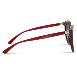 Dolce & Gabbana - Double Line Sunglasses - Burgundy - Dolce & Gabbana Eyewear - Avvenice