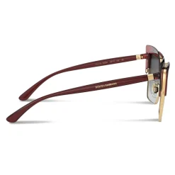 Dolce & Gabbana - Double Line Sunglasses - Burgundy Gold - Dolce & Gabbana Eyewear - Avvenice