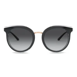 Dolce & Gabbana - Double Line Sunglasses - Black - Dolce & Gabbana Eyewear - Avvenice