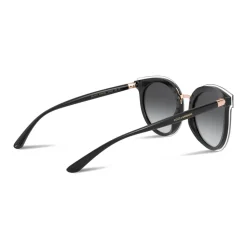 Dolce & Gabbana - Double Line Sunglasses - Black - Dolce & Gabbana Eyewear - Avvenice