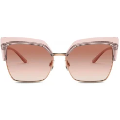 Dolce & Gabbana - Double Line Sunglasses - Pink Gold - Dolce & Gabbana Eyewear - Avvenice