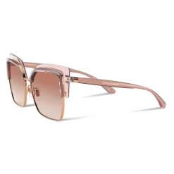 Dolce & Gabbana - Double Line Sunglasses - Pink Gold - Dolce & Gabbana Eyewear - Avvenice