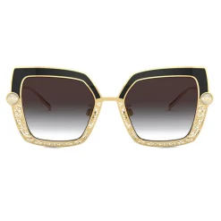 Dolce & Gabbana - Filigree & Pearls Sunglasses - Black - Dolce & Gabbana Eyewear - Avvenice