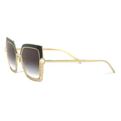 Dolce & Gabbana - Filigree & Pearls Sunglasses - Black - Dolce & Gabbana Eyewear - Avvenice