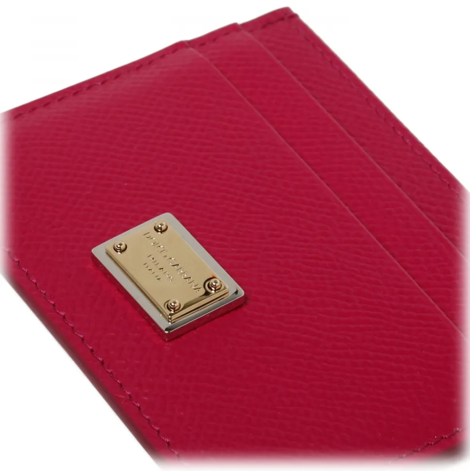 Dolce & Gabbana - Fuchsia Dauphine Cardholder - Dolce & Gabbana Exclusive Luxury Collection - Avvenice