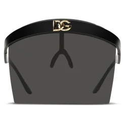 Dolce & Gabbana - Geometric Transparency Sunglasses - Black Grey - Dolce & Gabbana Eyewear - Avvenice