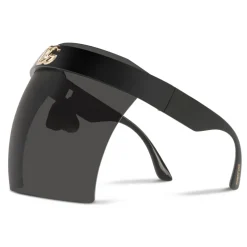 Dolce & Gabbana - Geometric Transparency Sunglasses - Black Grey - Dolce & Gabbana Eyewear - Avvenice