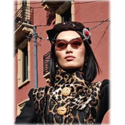 Dolce & Gabbana - Griffes & Stones Sunglasses - Gold - Dolce & Gabbana Eyewear - Avvenice