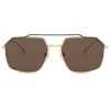Dolce & Gabbana - Gros Grain Sunglasses - Gold Havana - Dolce & Gabbana Eyewear - Avvenice