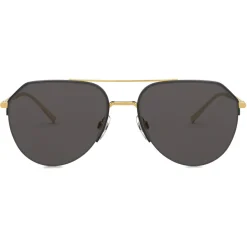 Dolce & Gabbana - Gros Grain Sunglasses - Gold Matt Black - Dolce & Gabbana Eyewear - Avvenice
