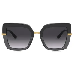 Dolce & Gabbana - Half Print Sunglasses - Black - Dolce & Gabbana Eyewear - Avvenice