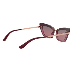 Dolce & Gabbana - Half Print Sunglasses - Burgundy - Dolce & Gabbana Eyewear - Avvenice