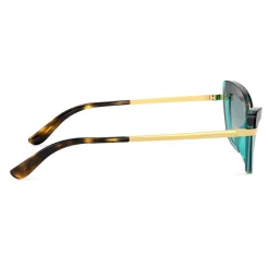 Dolce & Gabbana - Half Print Sunglasses - Havana Turquoise - Dolce & Gabbana Eyewear - Avvenice