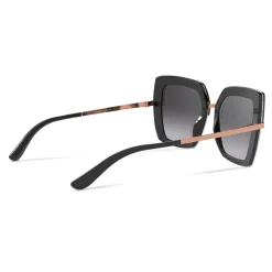 Dolce & Gabbana - Half Print Sunglasses - Black - Dolce & Gabbana Eyewear - Avvenice