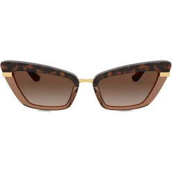 Dolce & Gabbana - Half Print Sunglasses - Havana - Dolce & Gabbana Eyewear - Avvenice