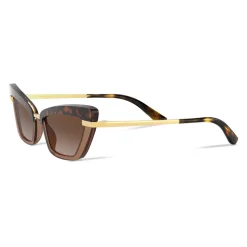 Dolce & Gabbana - Half Print Sunglasses - Havana - Dolce & Gabbana Eyewear - Avvenice