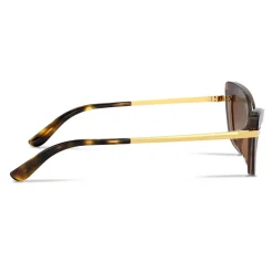 Dolce & Gabbana - Half Print Sunglasses - Havana - Dolce & Gabbana Eyewear - Avvenice