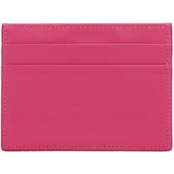 Dolce & Gabbana - Hot Pink Calf Leather Embossed Logo Cardholder - Dolce & Gabbana Exclusive Luxury Collection - Avvenice