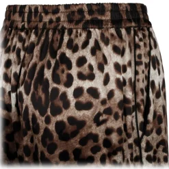 Dolce & Gabbana - Leopard Print Satin Pyjama Pants - Dolce & Gabbana Exclusive Luxury Collection - Avvenice