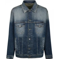 Dolce & Gabbana - Light Blue Wash Denim Jacket - Dolce & Gabbana Exclusive Luxury Collection - Avvenice