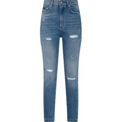 Dolce & Gabbana - Light Blue Distressed Jeans - Dolce & Gabbana Exclusive Luxury Collection - Avvenice