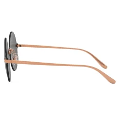 Dolce & Gabbana - Logo Plaque Sunglasses - Pink Gold - Dolce & Gabbana Eyewear - Avvenice