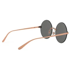 Dolce & Gabbana - Logo Plaque Sunglasses - Pink Gold - Dolce & Gabbana Eyewear - Avvenice