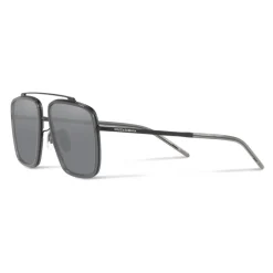 Dolce & Gabbana - Madison Sunglasses - Black Matt and Grey Transparent - Dolce & Gabbana Eyewear - Avvenice
