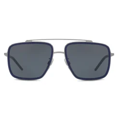 Dolce & Gabbana - Madison Sunglasses - Shiny Gun and Blue Matt - Dolce & Gabbana Eyewear - Avvenice