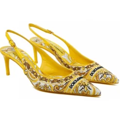 Dolce & Gabbana - Maiolica Pattern Slingback - Dolce & Gabbana Exclusive Luxury Collection - Avvenice