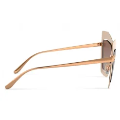 Dolce & Gabbana - Mask Sunglasses Plaque Logo - Matt Pink - Dolce & Gabbana Eyewear - Avvenice