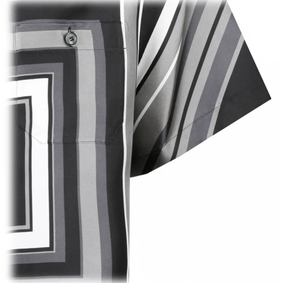 Dolce & Gabbana - Multi-Striped Silk Shirt - Dolce & Gabbana Exclusive Luxury Collection - Avvenice