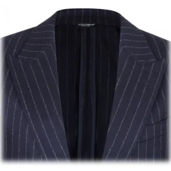 Dolce & Gabbana - Navy Blue Pinstripe Jacket - Dolce & Gabbana Exclusive Luxury Collection - Avvenice