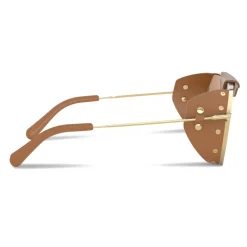 Dolce & Gabbana - Panama Sunglasses - Gold Camel - Dolce & Gabbana Eyewear - Avvenice