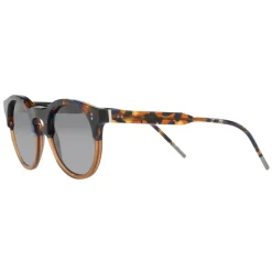 Dolce & Gabbana - Panthos Sunglasses with Keyhole Bridge - Blue Havana and Brown - Dolce & Gabbana Eyewear - Avvenice