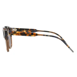 Dolce & Gabbana - Panthos Sunglasses with Keyhole Bridge - Blue Havana and Brown - Dolce & Gabbana Eyewear - Avvenice
