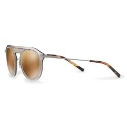 Dolce & Gabbana - Panthos Sunglasses in Acetate and Metal - Gold Mirror - Dolce & Gabbana Eyewear - Avvenice