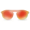 Dolce & Gabbana - Panthos Sunglasses in Acetate and Metal - Red Mirror - Dolce & Gabbana Eyewear - Avvenice