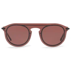 Dolce & Gabbana - Panthos Sunglasses in Acetate and Metal - Bordeaux - Dolce & Gabbana Eyewear - Avvenice