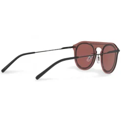 Dolce & Gabbana - Panthos Sunglasses in Acetate and Metal - Bordeaux - Dolce & Gabbana Eyewear - Avvenice