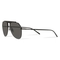 Dolce & Gabbana - Pilot Sunglasses in Metal - Black Matt - Dolce & Gabbana Eyewear - Avvenice