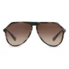 Dolce & Gabbana - Pilot Acetate Sunglasses with Key Bridge - Brown Horn Effect - Dolce & Gabbana Eyewear - Avvenice