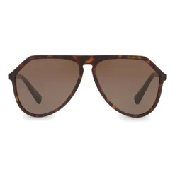 Dolce & Gabbana - Pilot Acetate Sunglasses with Key Bridge - Havana - Dolce & Gabbana Eyewear - Avvenice