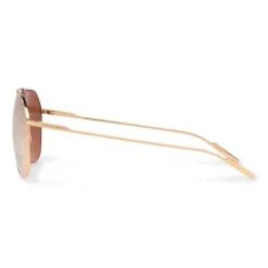 Dolce & Gabbana - Pilot Sunglasses in Gold Plated Metal - Plated Rose Gold - Dolce & Gabbana Eyewear - Avvenice