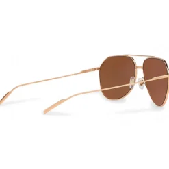 Dolce & Gabbana - Pilot Sunglasses in Gold Plated Metal - Plated Rose Gold - Dolce & Gabbana Eyewear - Avvenice