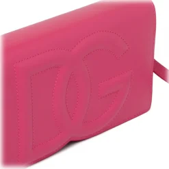 Dolce & Gabbana - Pink Phone Bag DG Logo - Dolce & Gabbana Exclusive Luxury Collection - Avvenice