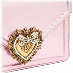 Dolce & Gabbana - Pink Small Devotion Bag - Dolce & Gabbana Exclusive Luxury Collection - Avvenice